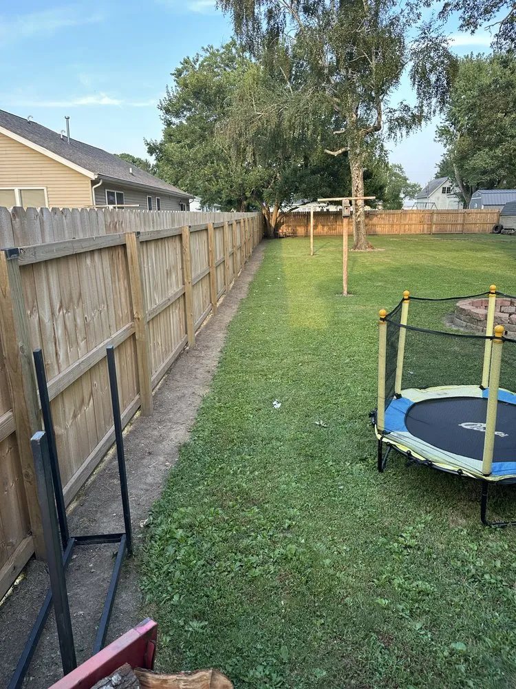 Custom outdoor landscaping for residential properties in Lovington, IL by DJ's Lawn Care