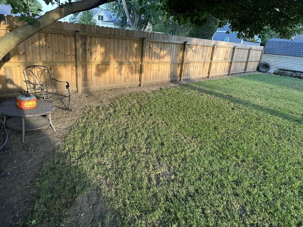 Custom landscape installation in Lovington, IL by DJ's Lawn Care