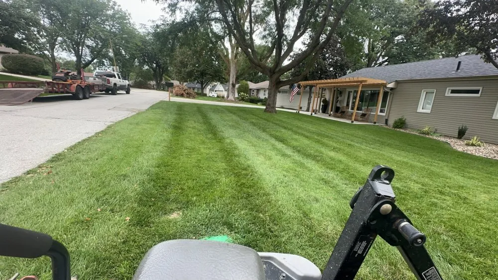 Custom residential landscaping in Omaha, NE by DJ’s Lawn Mowing