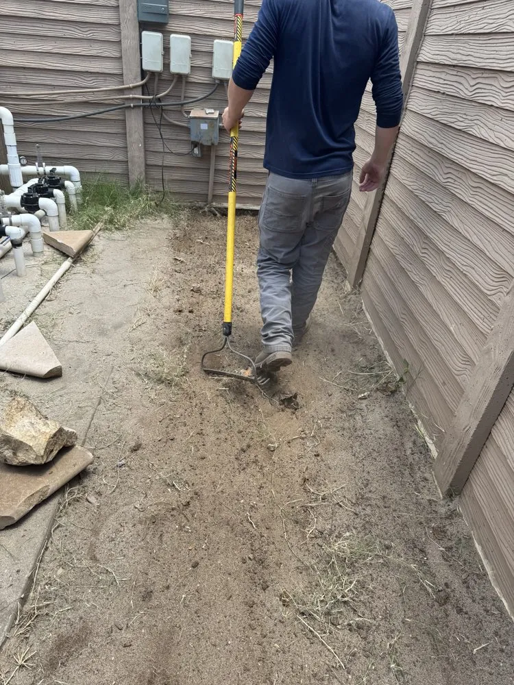 Top-rated garden landscaping in Justin, TX by DJs Mow and Grow