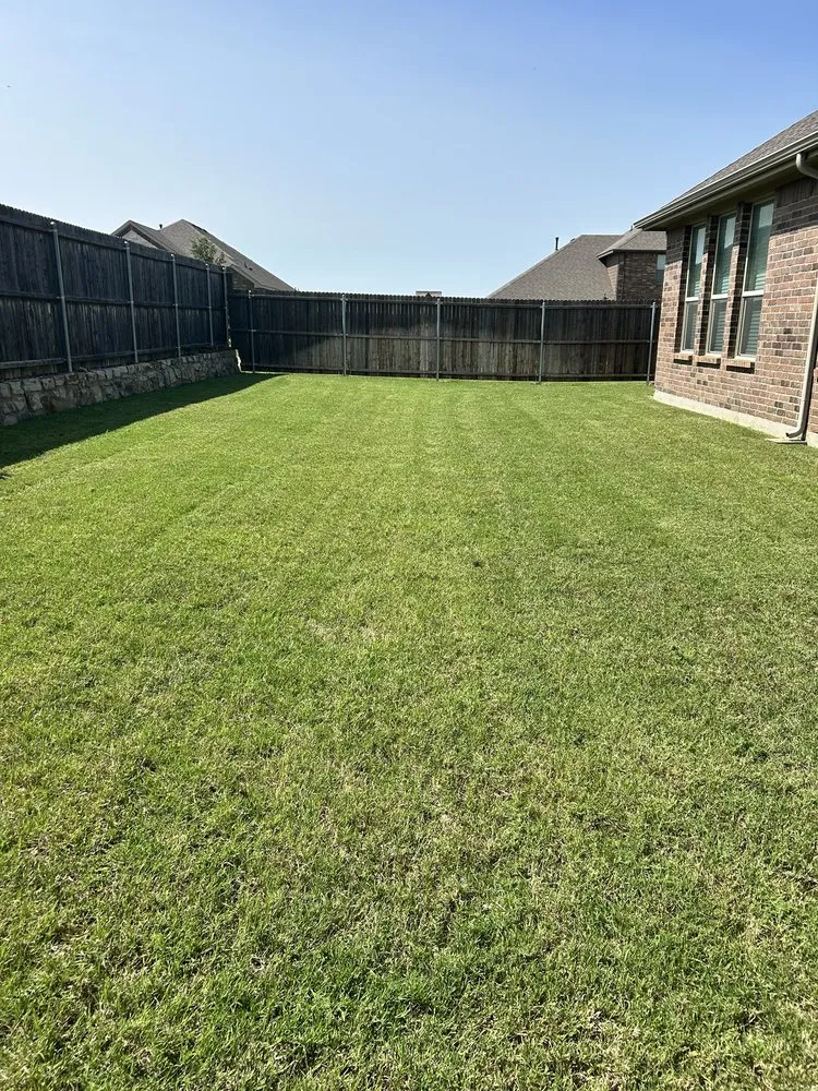 Professional lawn mowing service with custom design across Justin, TX - DJs Mow and Grow