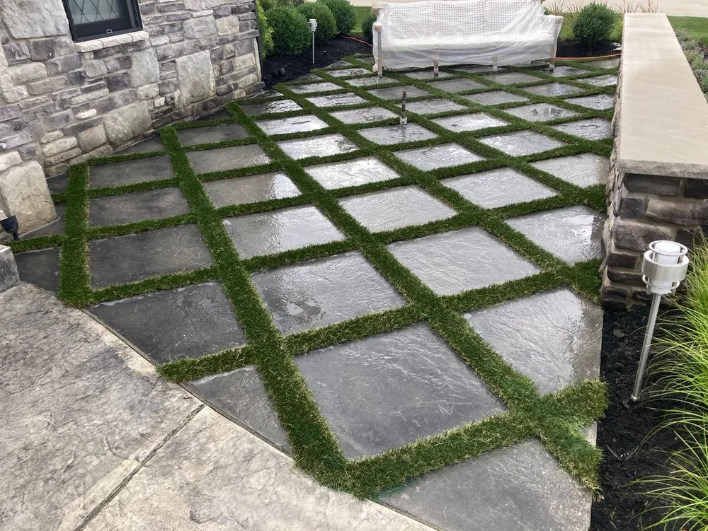 Local lawn mowing service for beautiful yards in Marion, NC by Dk Hardscapes