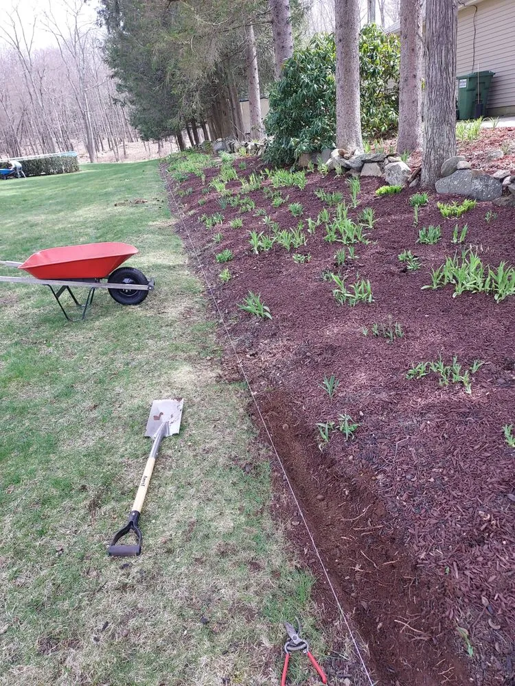 Reliable lawn mowing service with custom design across Wilbraham, MA - D&K Landscaping