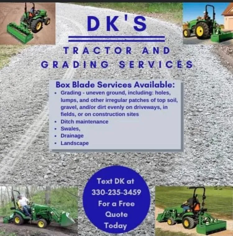 Local landscape installation experts serving Akron, OH - DK’s Tractor and Grading Services