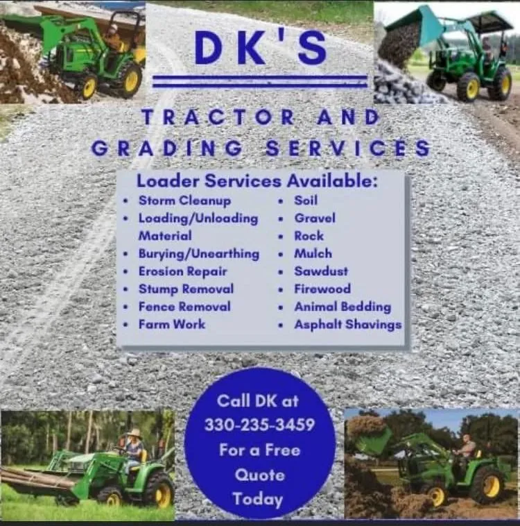 Professional landscape design in Akron, OH by DK’s Tractor and Grading Services