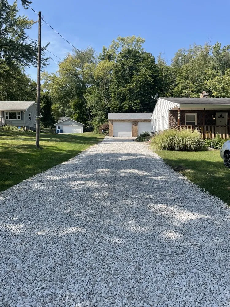 Custom landscape installation for outdoor upgrades across Akron, OH - DK’s Tractor and Grading Services