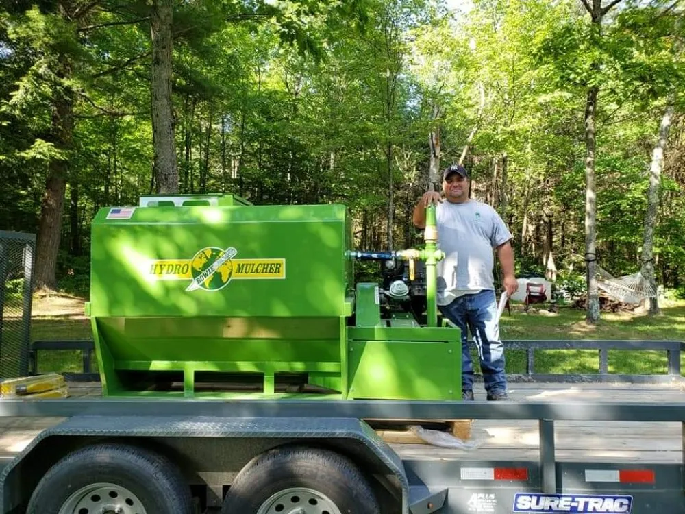 Local landscape installation for residential properties in Harrisville, NY by D&L Hydroseeding
