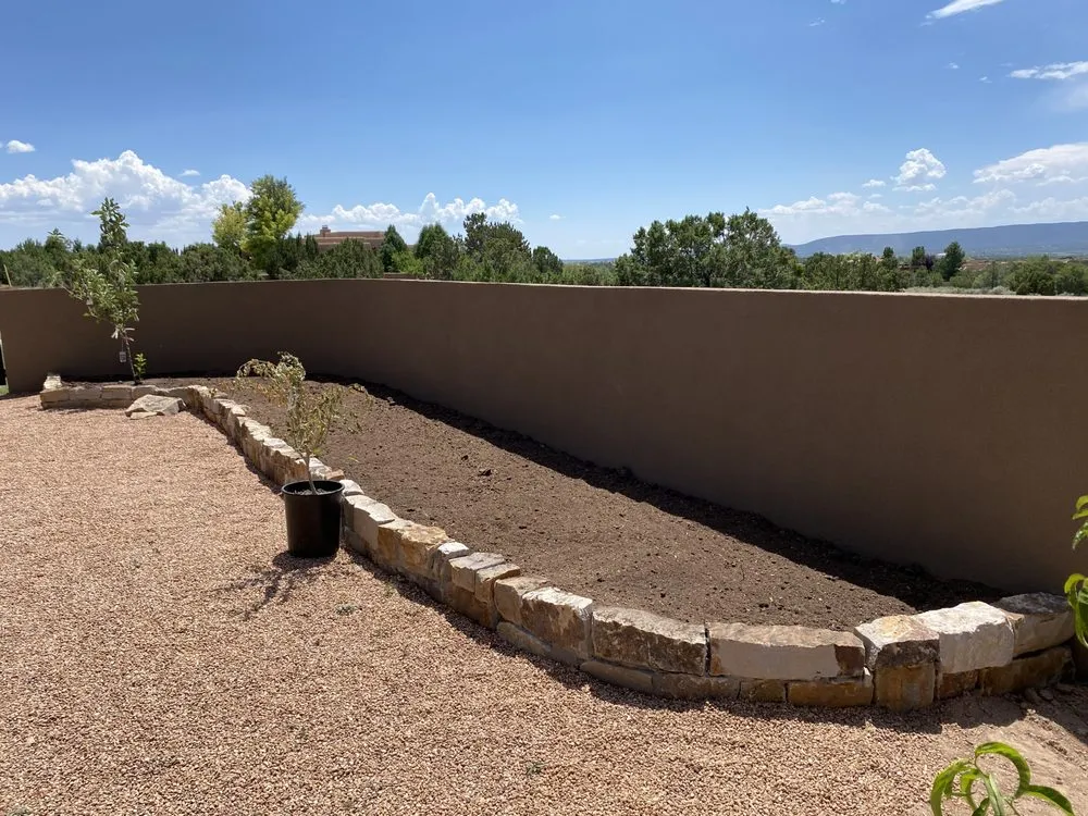Custom residential landscaping in Santa Fe, NM by DL Irrigation & Landscaping