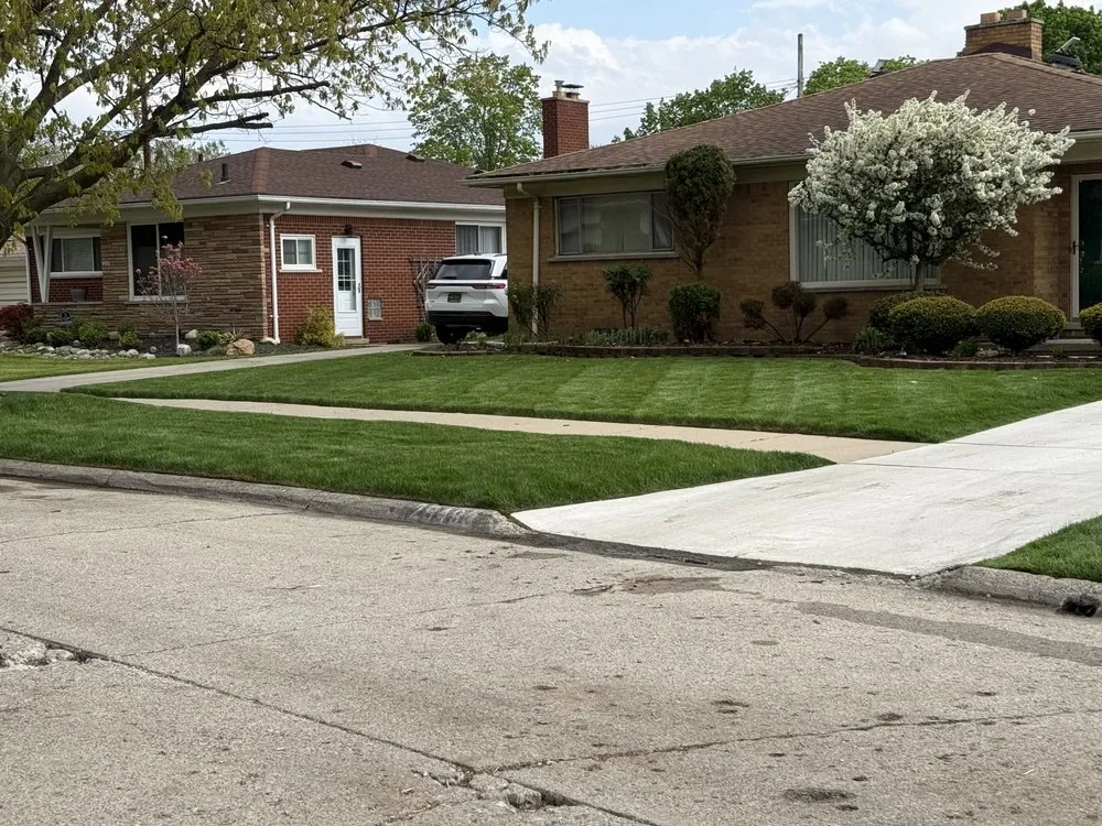 Affordable landscape design in Redford, MI by DLC Lawn Maintenance & Landscaping