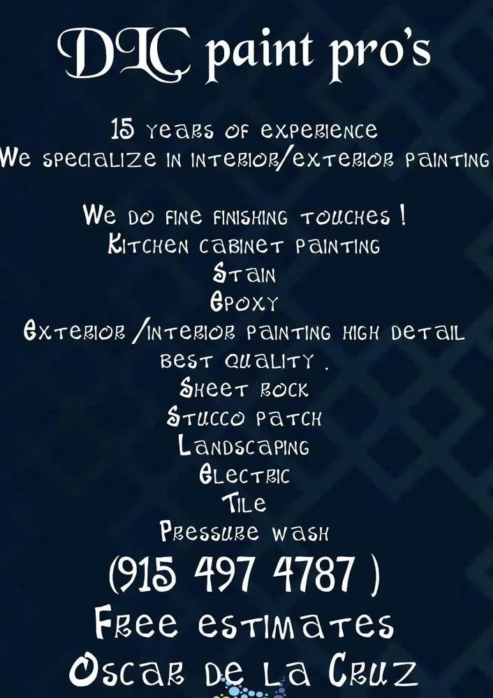 Reliable landscaping services experts serving El Paso, TX - Dlc Paintz