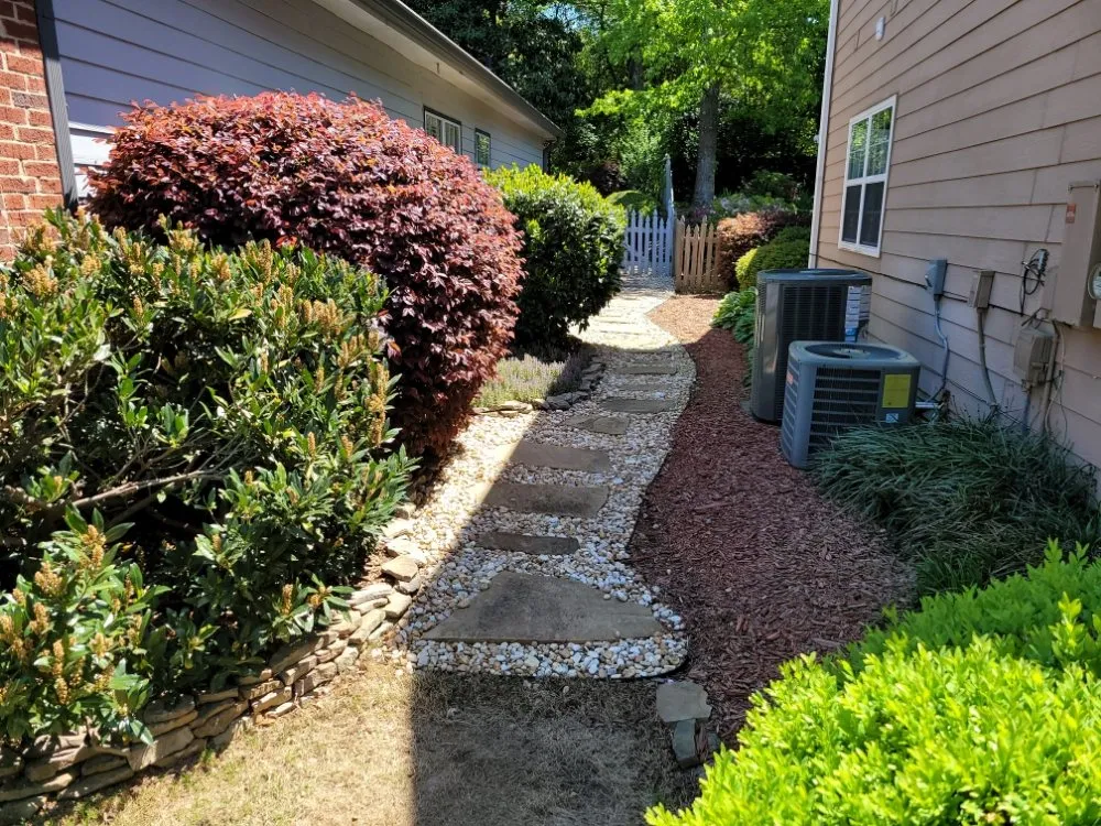 Expert garden landscaping for homes in Acworth, GA by Dlm Landscapes