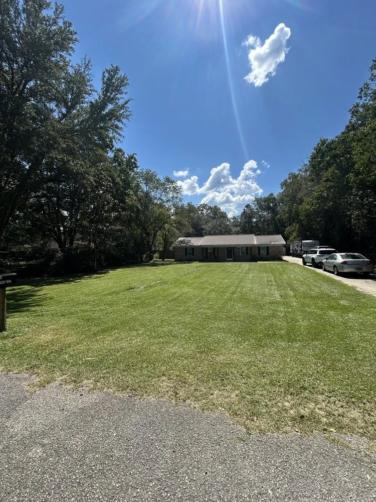 Custom landscape design in Satsuma, AL by DLM Services