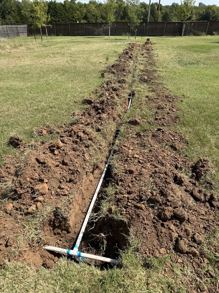 Custom landscape design in El Reno, OK by DL’s Irrigation Repair and landscaping