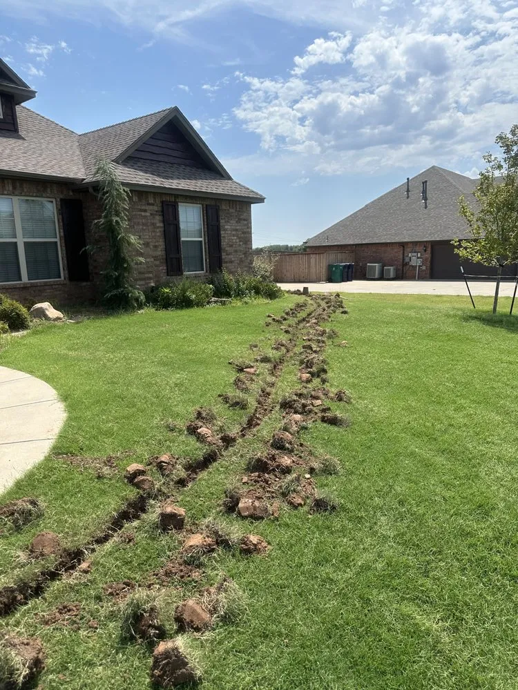 Expert garden landscaping in El Reno, OK by DL’s Irrigation Repair and landscaping
