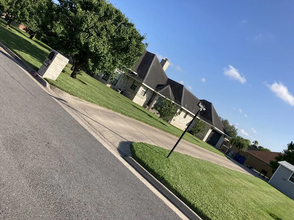 Professional landscape installation with custom design across Harlingen, TX - DLT Lawn Care