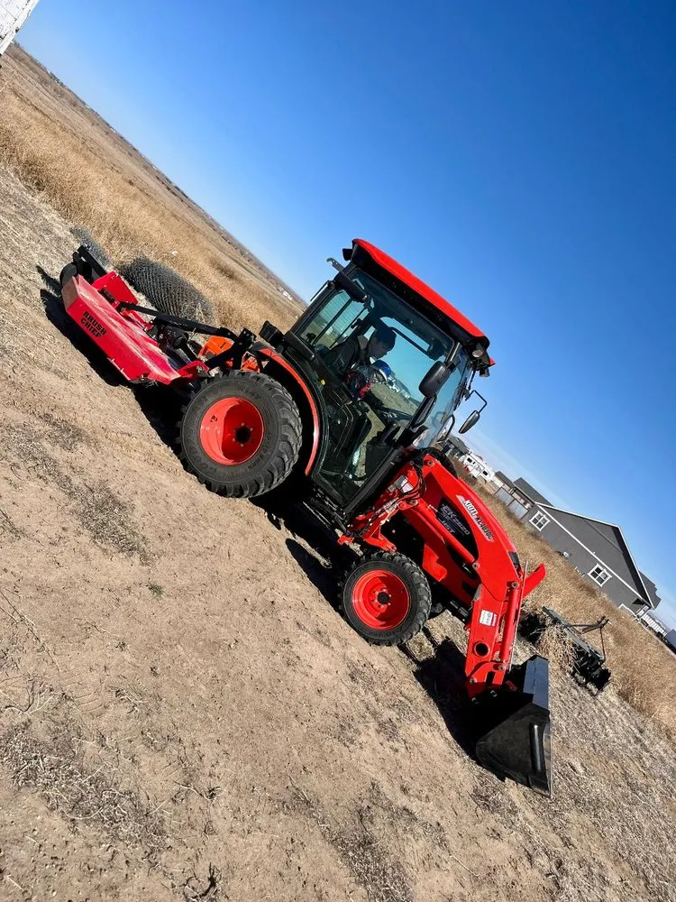 Local lawn mowing service with custom design in Wiggins, CO by DLT Students Lawn Service