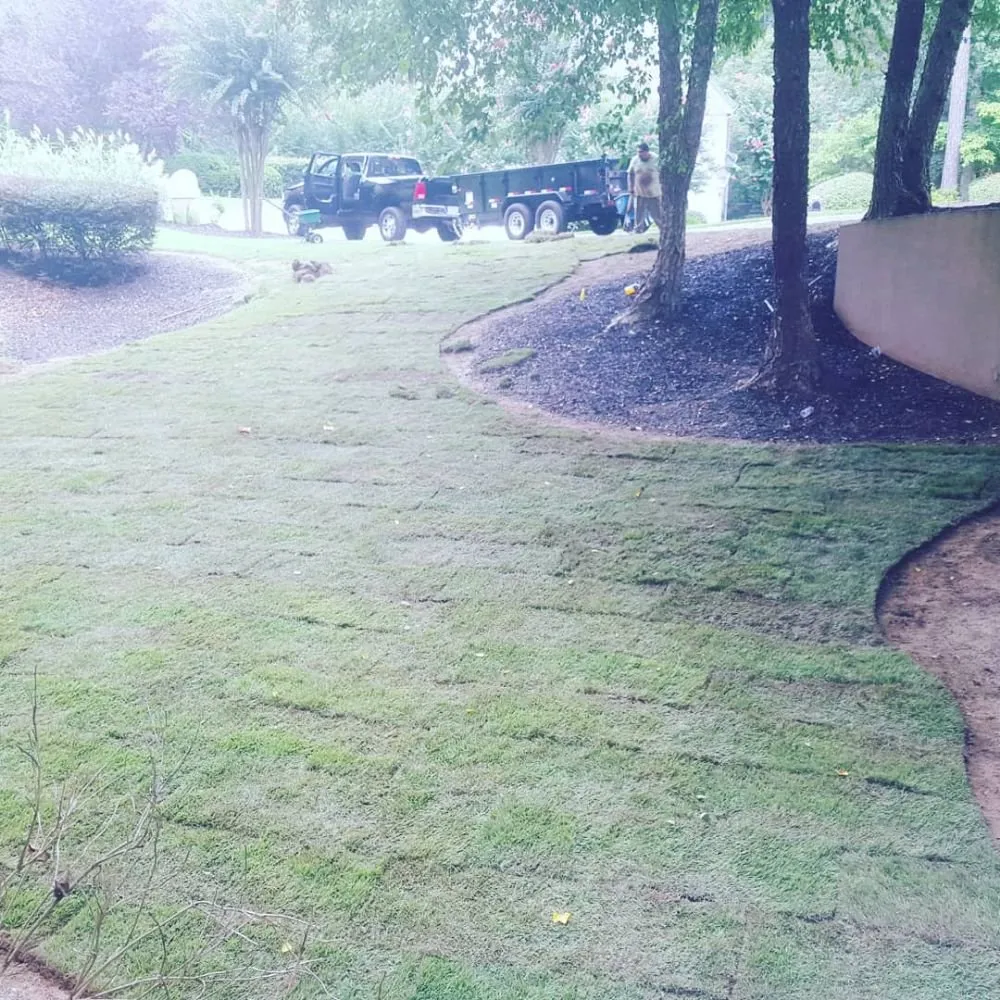 Affordable garden landscaping in Marietta, GA by DM Landscaping and Design