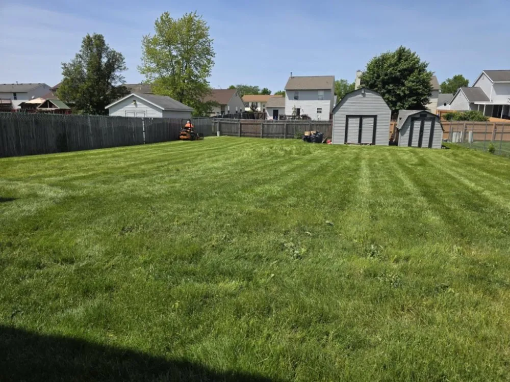Custom residential landscaping in Columbus, OH by D&M Lawn Care