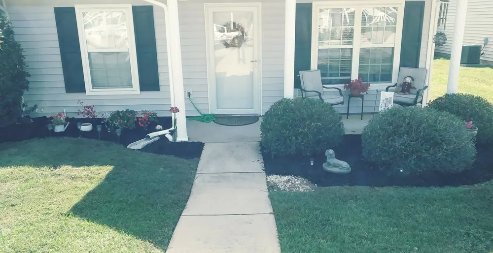 Professional garden landscaping in Irmo, SC by D&M Lawn Services