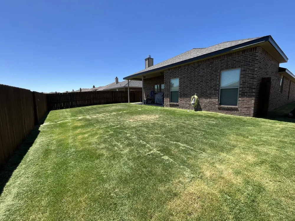 Custom landscape design in Lubbock, TX by DM Lawns