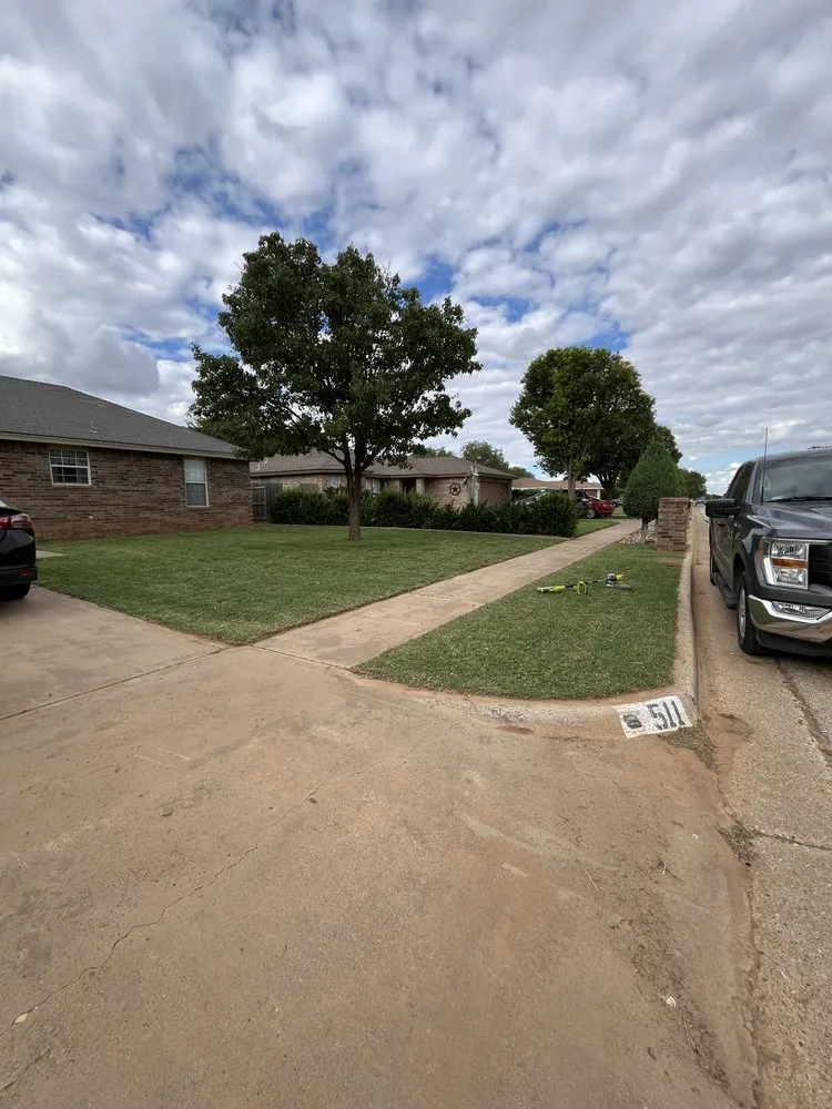 Local lawn mowing service for beautiful yards in Lubbock, TX by DM Lawns