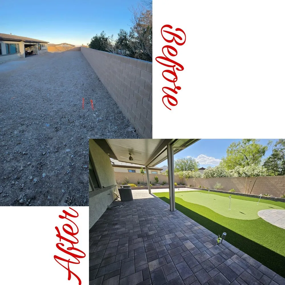 Affordable yard cleanup service for beautiful yards across Las Vegas, NV - DM Luxury Landscape & Maintenance