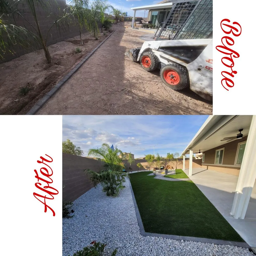 Custom landscaping services for year-round maintenance in Las Vegas, NV by DM Luxury Landscape & Maintenance