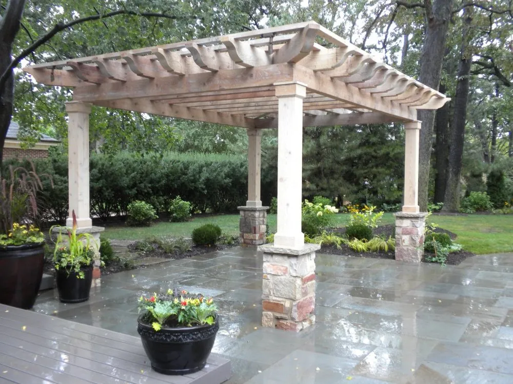 Expert lawn mowing service for outdoor upgrades in Burr Ridge, IL by DM Outdoor Living Spaces