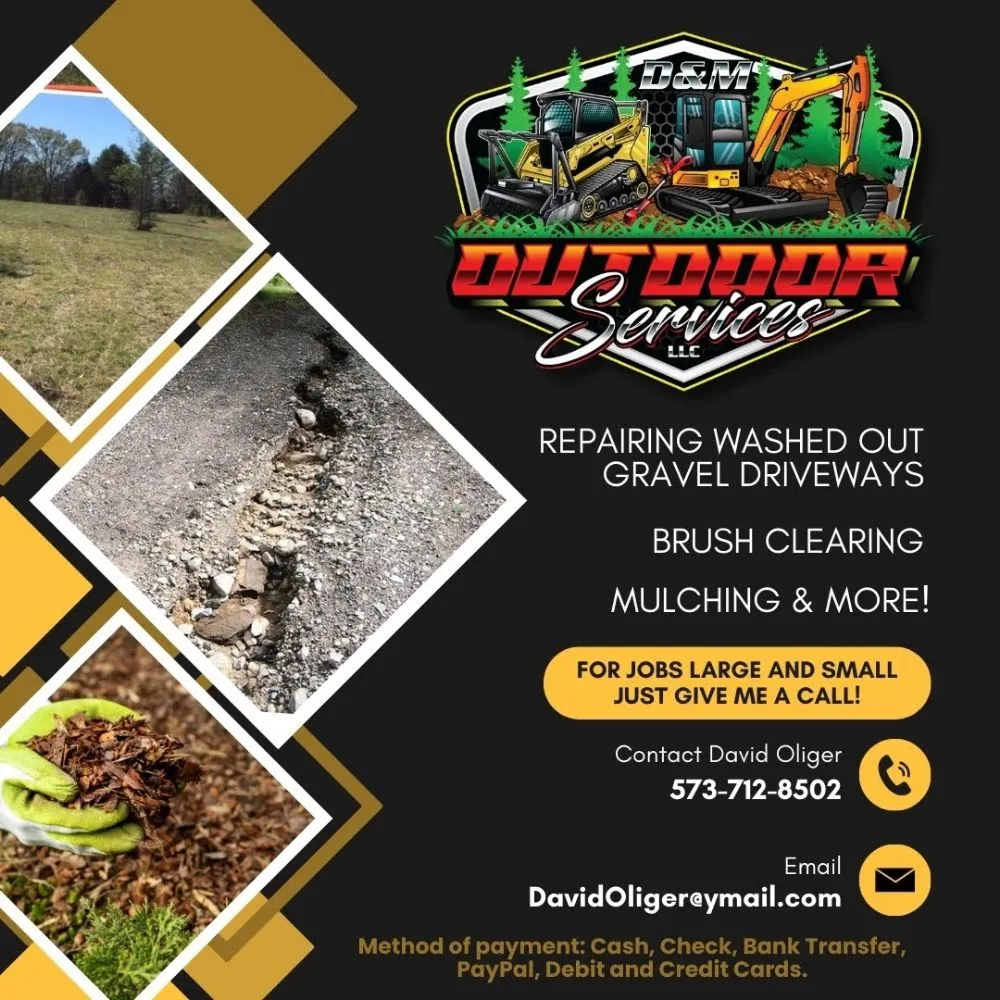 Affordable landscape installation in Poplar Bluff, MO by D&M Outdoor Service's