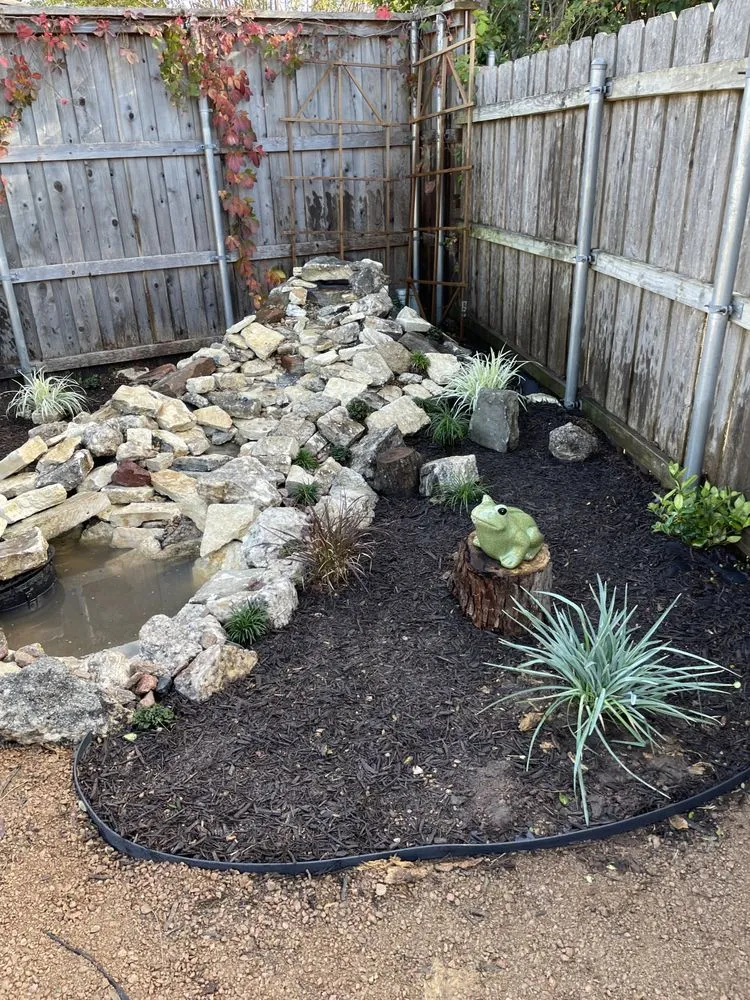 Expert landscape installation for beautiful yards in Hurst, TX by D&M Services