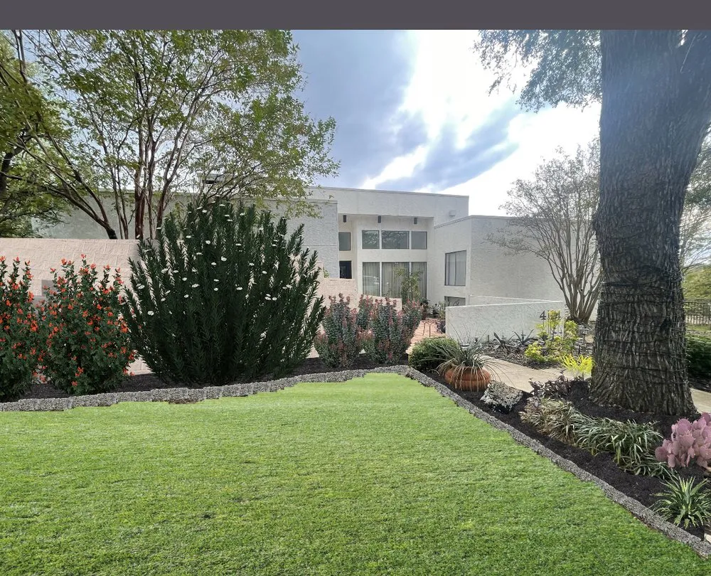 Professional lawn mowing service for outdoor upgrades across Hurst, TX - D&M Services