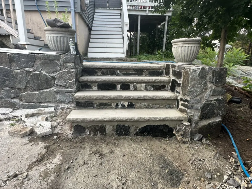 Custom lawn mowing service for outdoor upgrades in Lynn, MA by DM Tree Service & landscaping