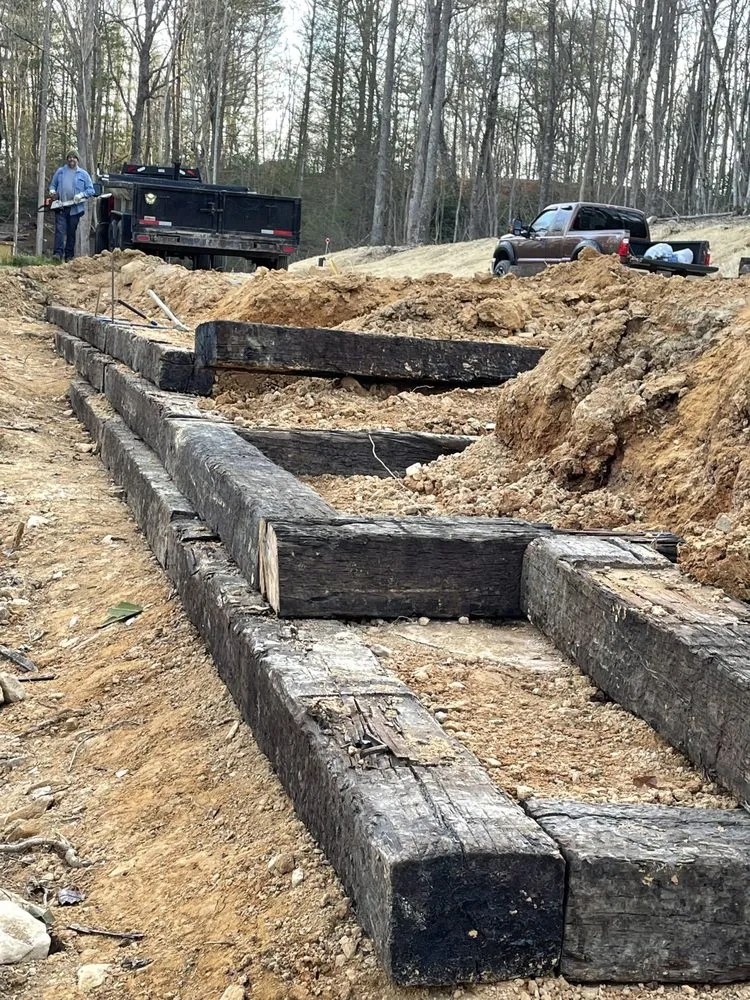 Affordable garden landscaping for residential properties in Erwin, TN by D&M White Construction