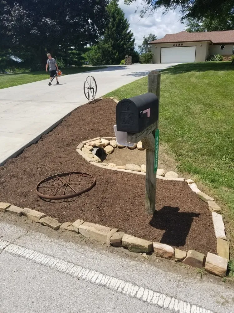 Reliable landscape design for beautiful yards in Jacksonville, IL by DMC Lawn Maintenance