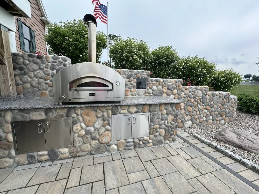 Expert landscaping services for homes in Merrimack, NH by DMP