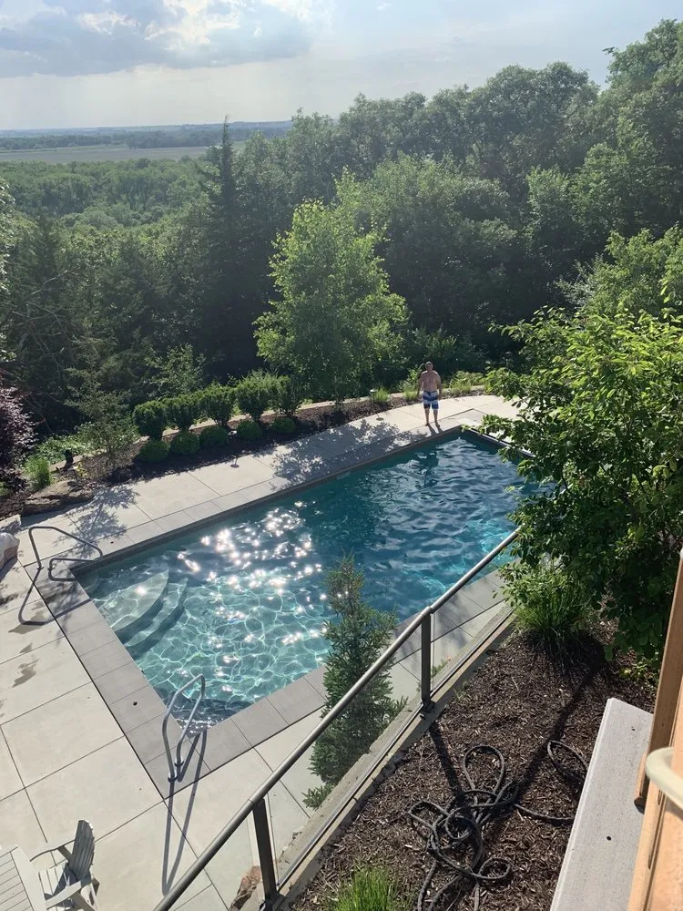 Expert lawn mowing service for beautiful yards in Waterloo, NE by DMS Landscaping & Pools