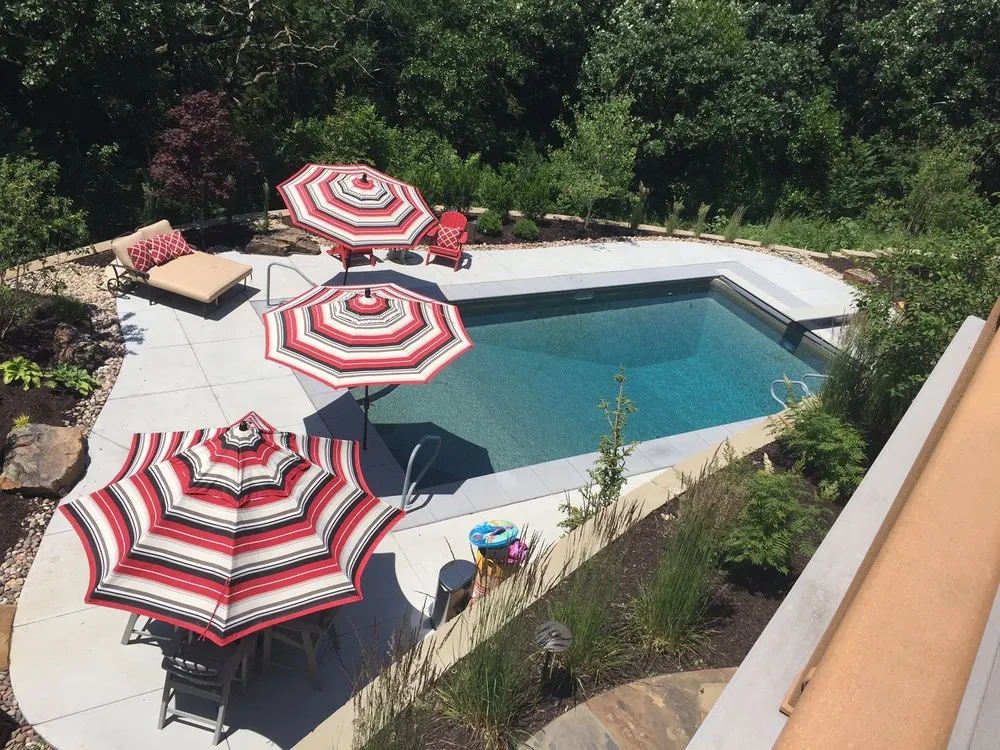 Custom garden landscaping in Waterloo, NE by DMS Landscaping & Pools