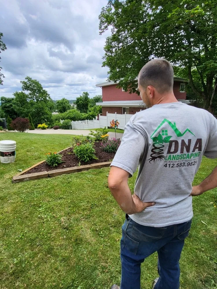 Custom landscaping services for outdoor upgrades in Bridgeville, PA by DNA Landscaping