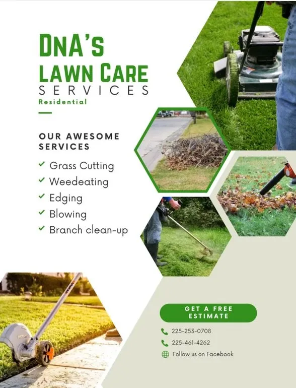 Local garden landscaping in Gonzales, LA by Dna’s Lawn Care