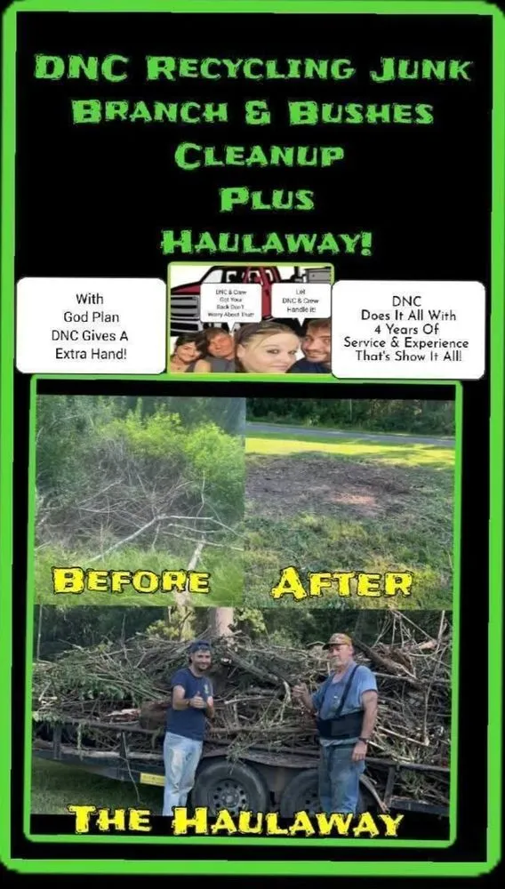 Reliable yard maintenance in Mansura, LA by DNC Recycling Junk