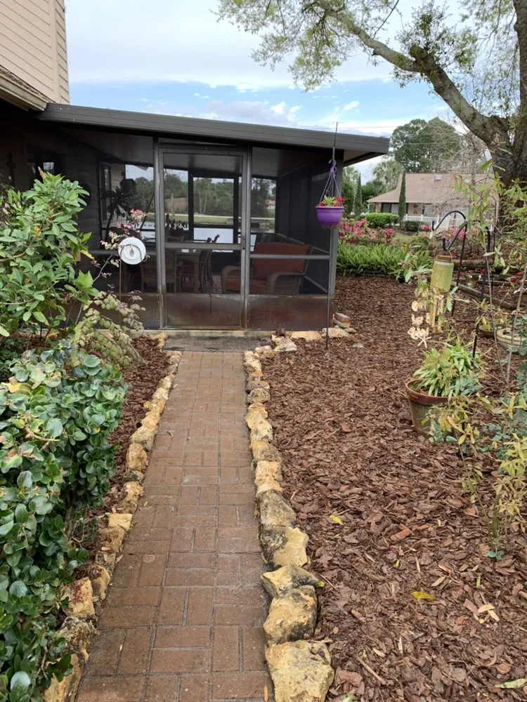 Local garden landscaping with custom design in South Daytona, FL by DNH Landscape