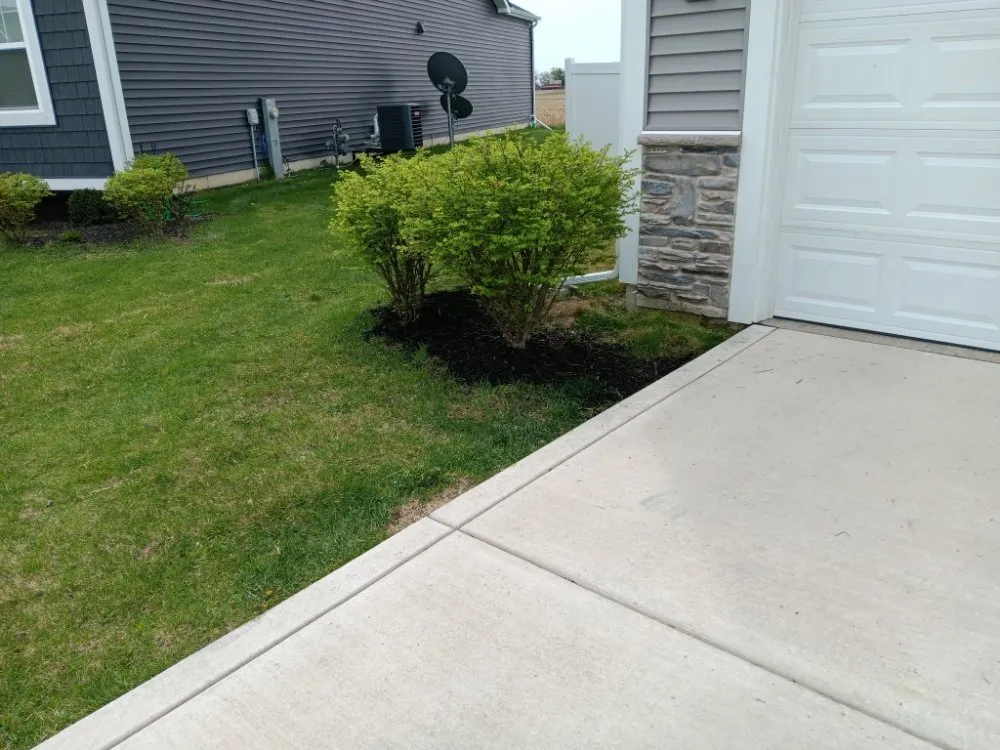 Custom garden landscaping for residential properties in Gary, IN by Dnice Lawn Care