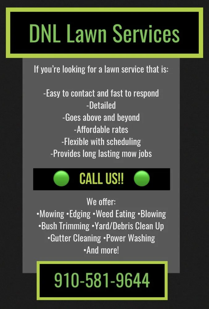 Reliable yard maintenance in Jacksonville, NC - DNL Lawn Services