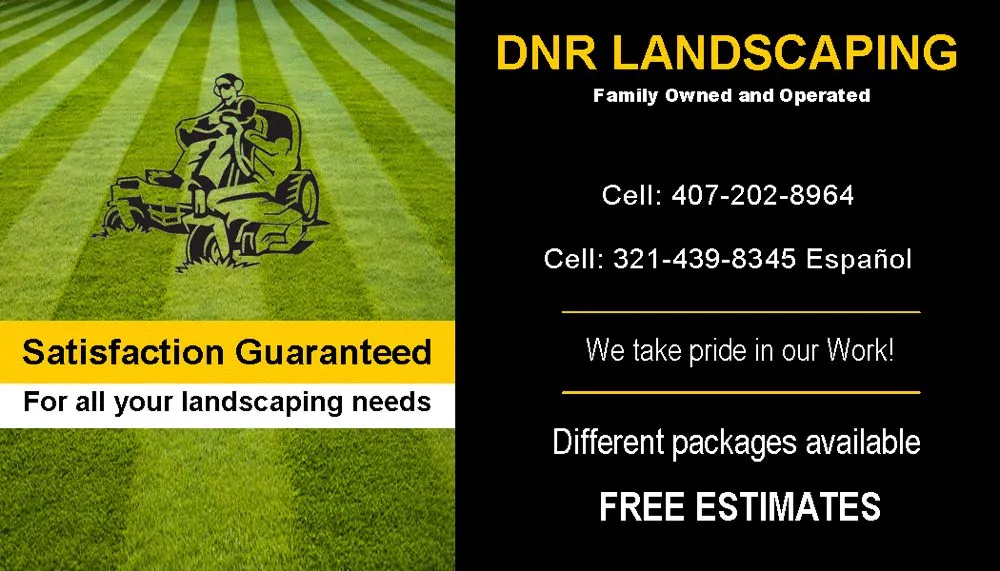 Local garden landscaping experts serving Orlando, FL - DNR Landscaping