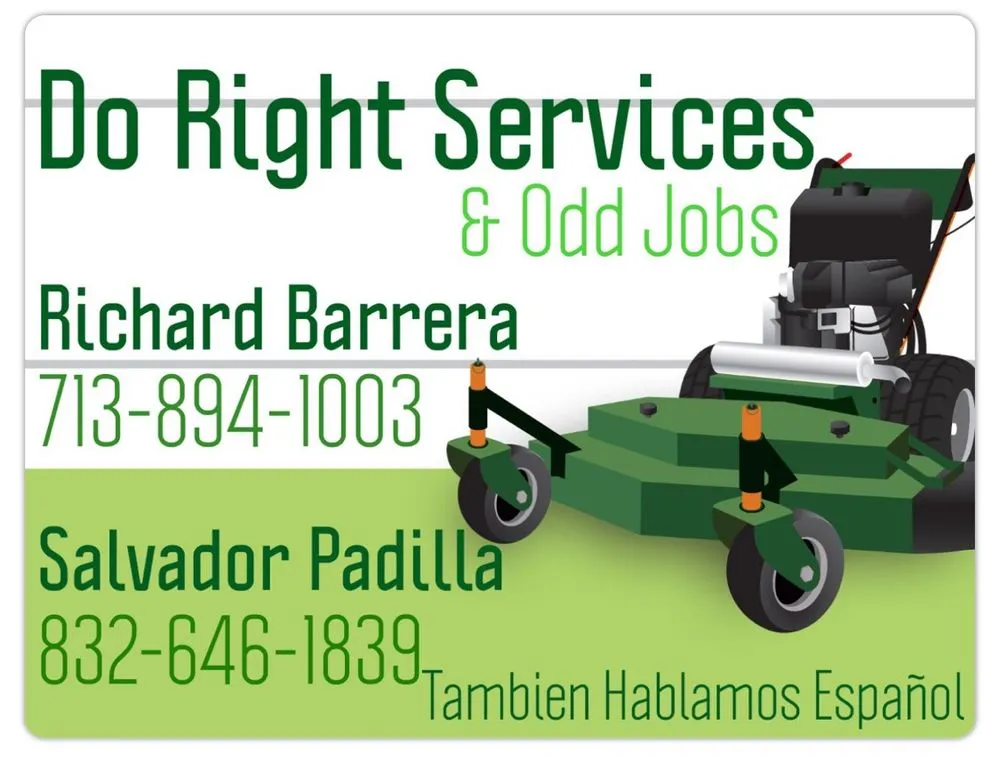 Top-rated lawn mowing service for year-round maintenance in Old Rvr Wnfre, TX by Do Right Services & Odd Jobs