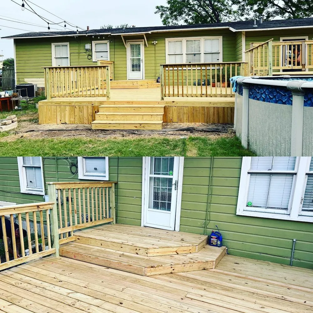 Professional outdoor landscaping in San Antonio, TX by Dobi General Contractors