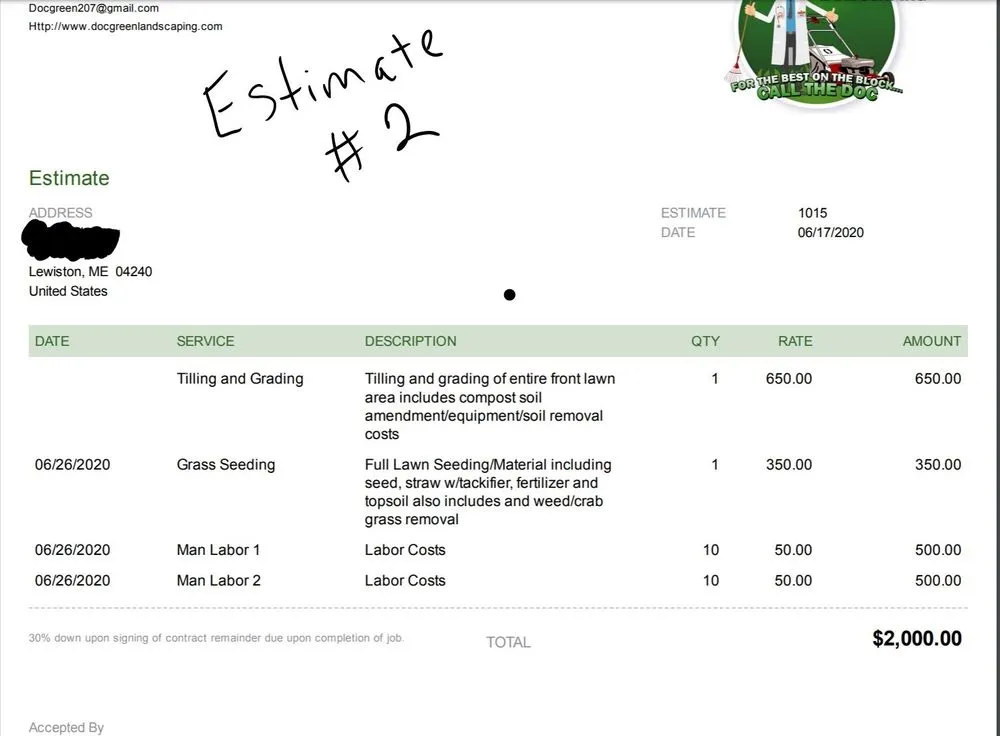 Top-rated residential landscaping in Lewiston, ME by Doc Green Landscaping