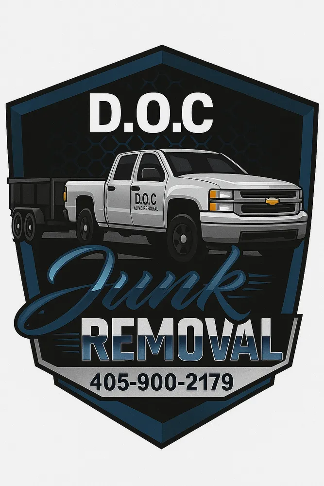 Professional lawn mowing service with custom design in Midwest City, OK by DOC Junk Removal