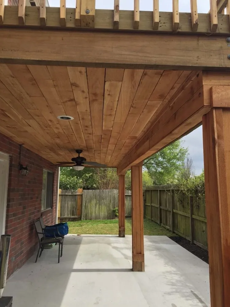 Trusted outdoor landscaping in League City, TX by Dockside Development And Construction