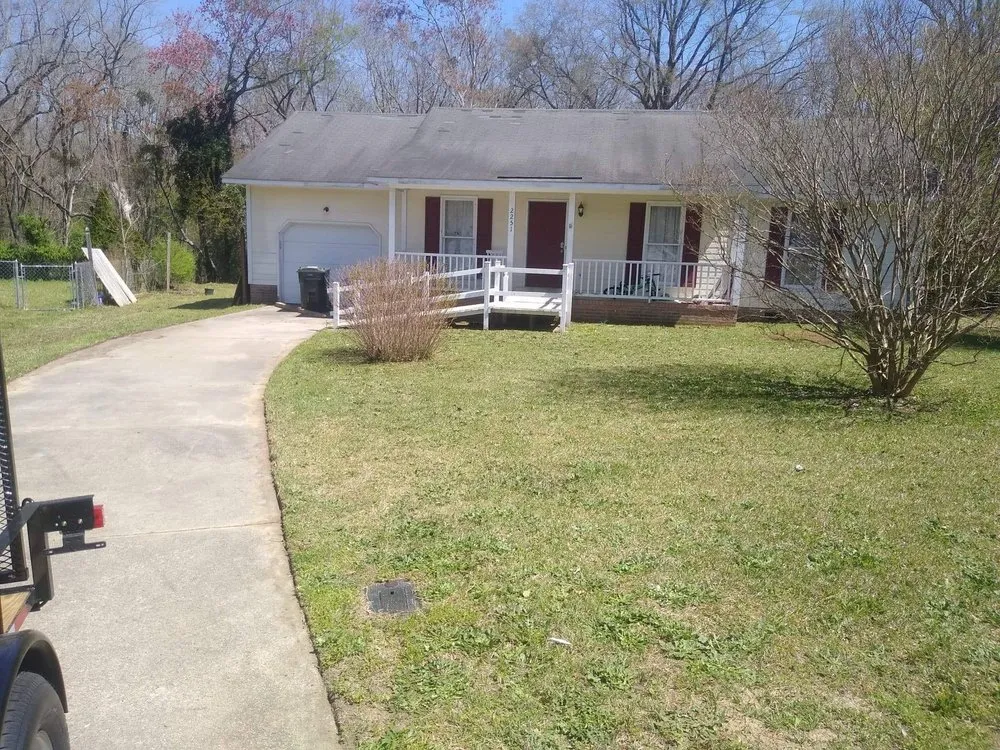 Professional yard cleanup service with custom design across Fayetteville, NC - Doc’s Lawn Care & Pressure Washing Service